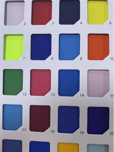 ZJ-DC S0091  小星布5018   克重：150GSM  門幅：180CM  成份：100%Polyester  吸濕排汗 正面照